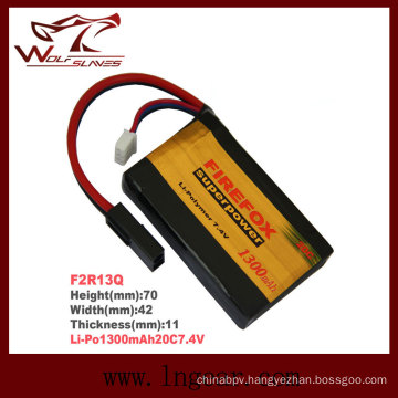 Firefox 7.4V 1300mAh Li-Po Li-Polymer Model Power Battery 20c